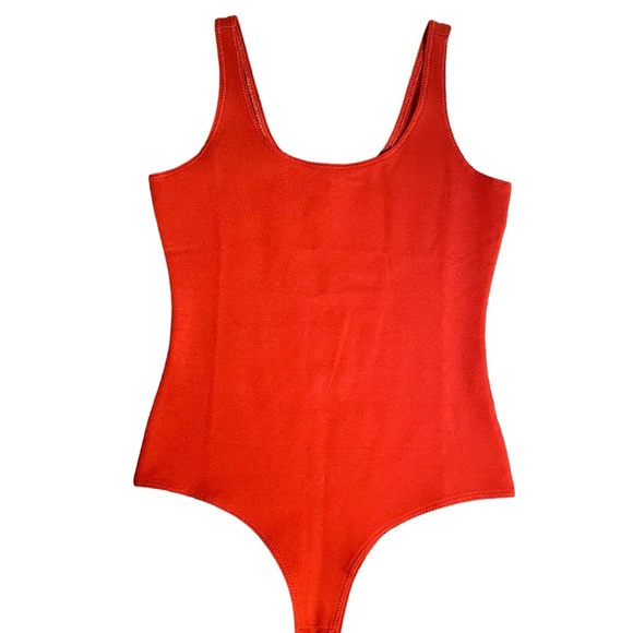 NWOT Orange Bodysuit Women’s Medium - Picture 2 of 5